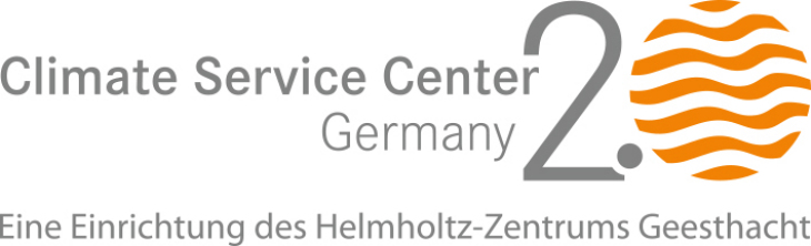 Logo Climate Service Center Germany. An institution of the HZG