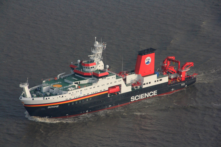  The research vessel SONNE